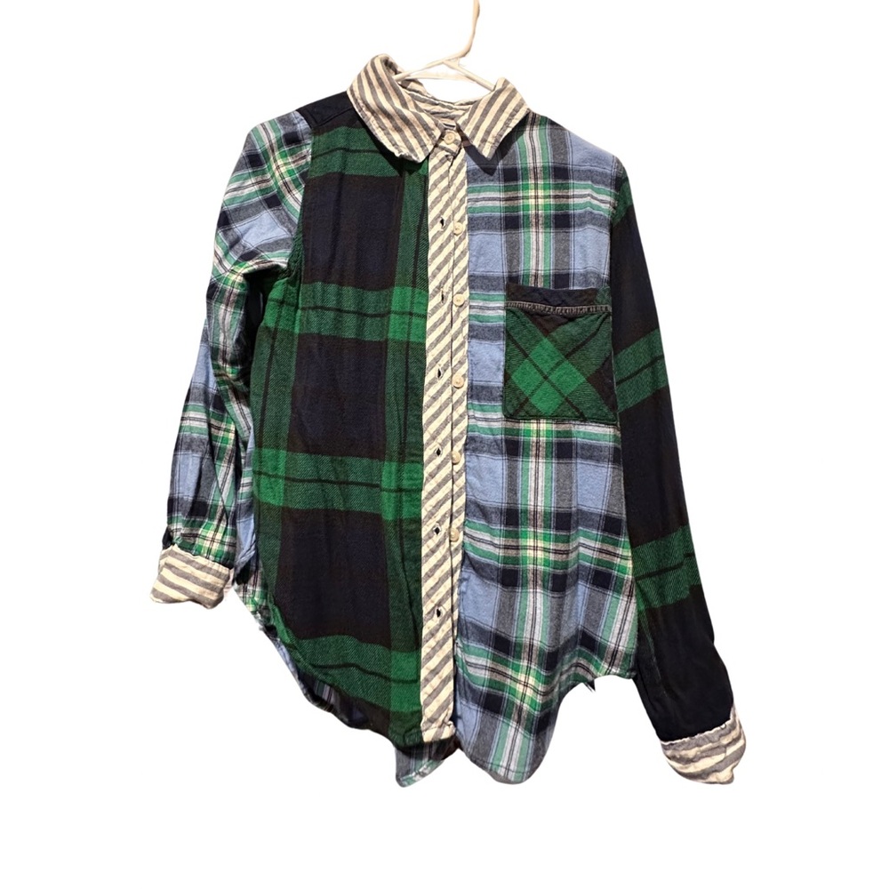 Aerie Green/Blue Flannel